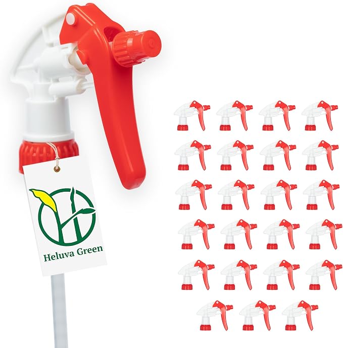 Spray Bottle Nozzle Replacement, Bottle Tops Only by HeluvaGreen