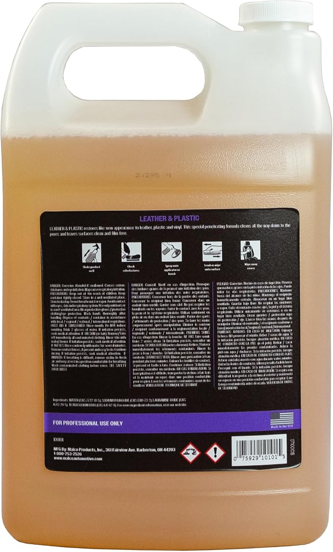 Malco Leather & Plastic Cleaner – Penetrates Deep to Remove Dirt, Grime and - Image 9