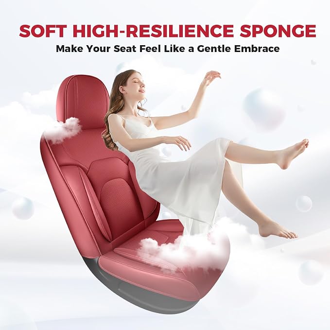 FREESOO Car Seat Covers Front Seats 2PCs, Waterproof Automotive Seat Covers - Image 2
