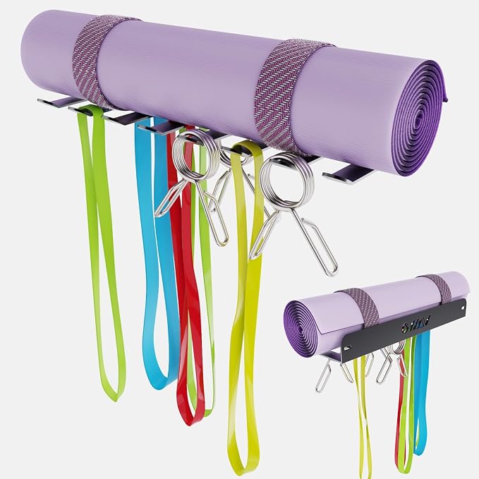 VAIIO Single Olympic Barbell Hanger, Garage Gym Bar Wall Rack, Vertical Barbell - Image 4