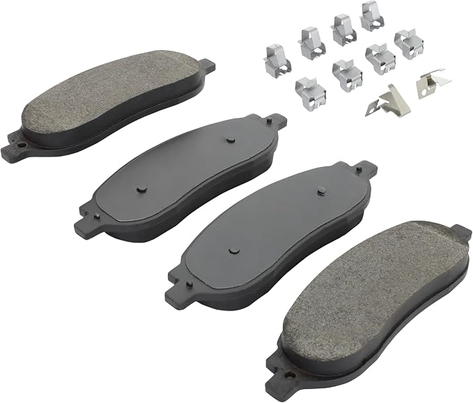 Premium Semi-Metallic Rear Brake Pads Compatible - Image 2
