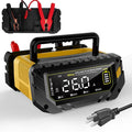 Battery Charger 0-26A 6V/12V/24V Lithium LiFePO4 Lead Acid, Fully Automatic Car by YHCHKJ