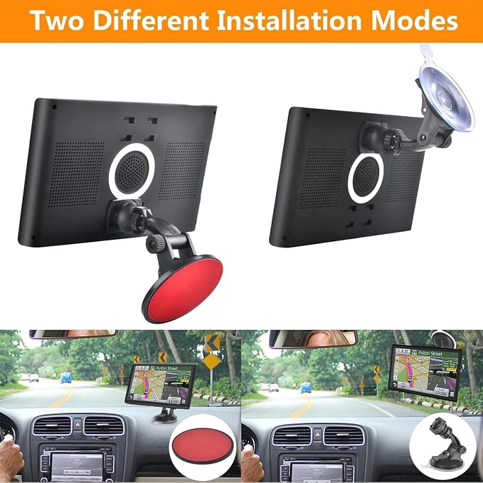 GPS Navigator for Car Truck RV, 9 ” Trucker GPS for Semi Truck 2025 Map， Real - Image 3