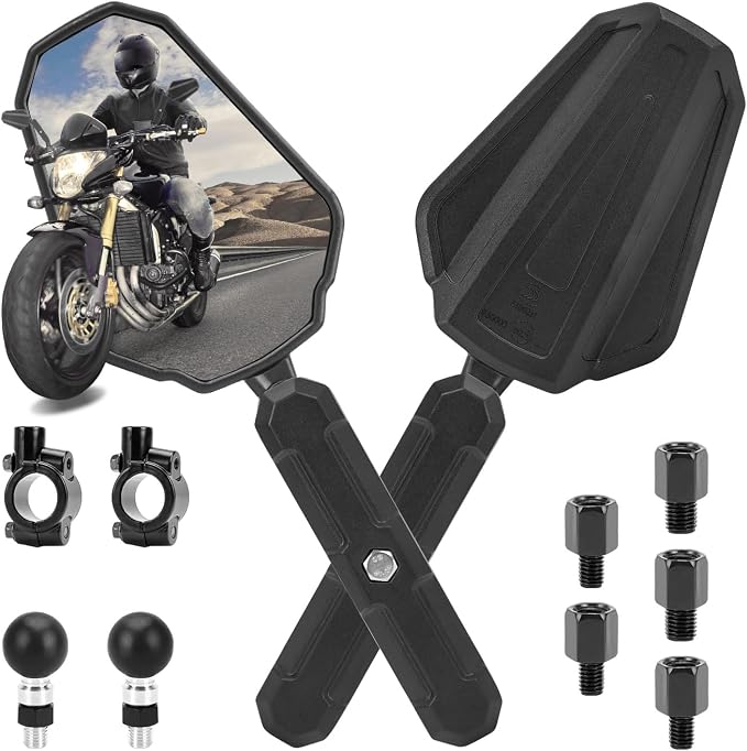 Motorcycle Mirrors, ATV Rear View Mirror by NOVCAPAR