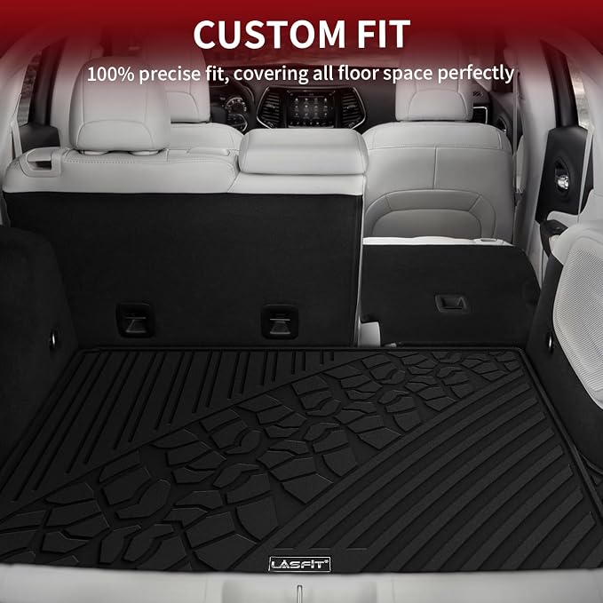 LASFIT Trunk Mat for Jeep Grand Cherokee 2022-2025 5-Seat All Weather TPE - Image 2