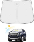Windshield Sun Shade for GMC Yukon XL 2021-2025 2026 Thicken 6-Layer Foldable by Canvcle