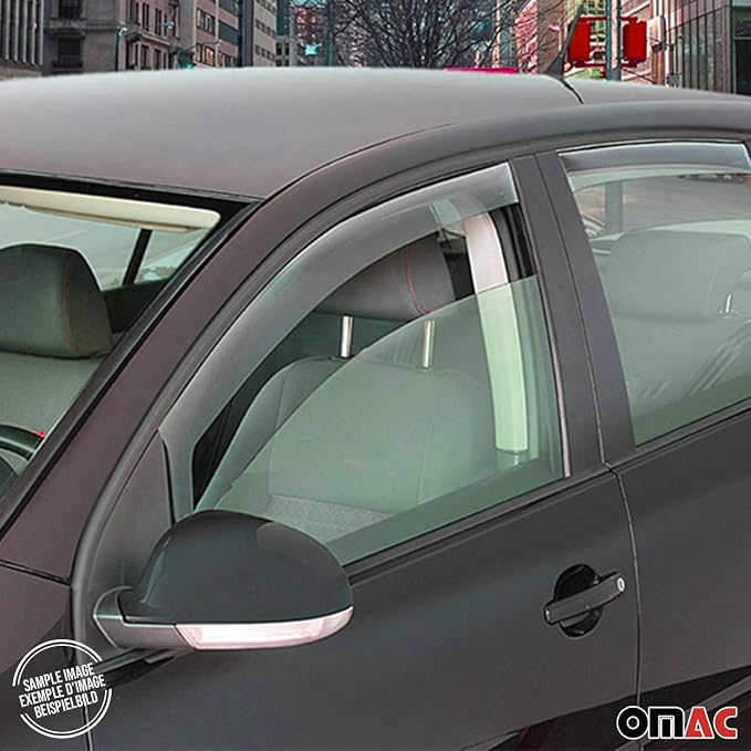 OMAC Front Bug Shield Hood Deflector & Window Visor - Image 9