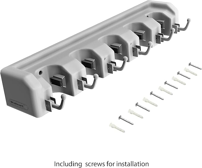Wall Organizer with Adjustable Slots and Hooks - Image 3