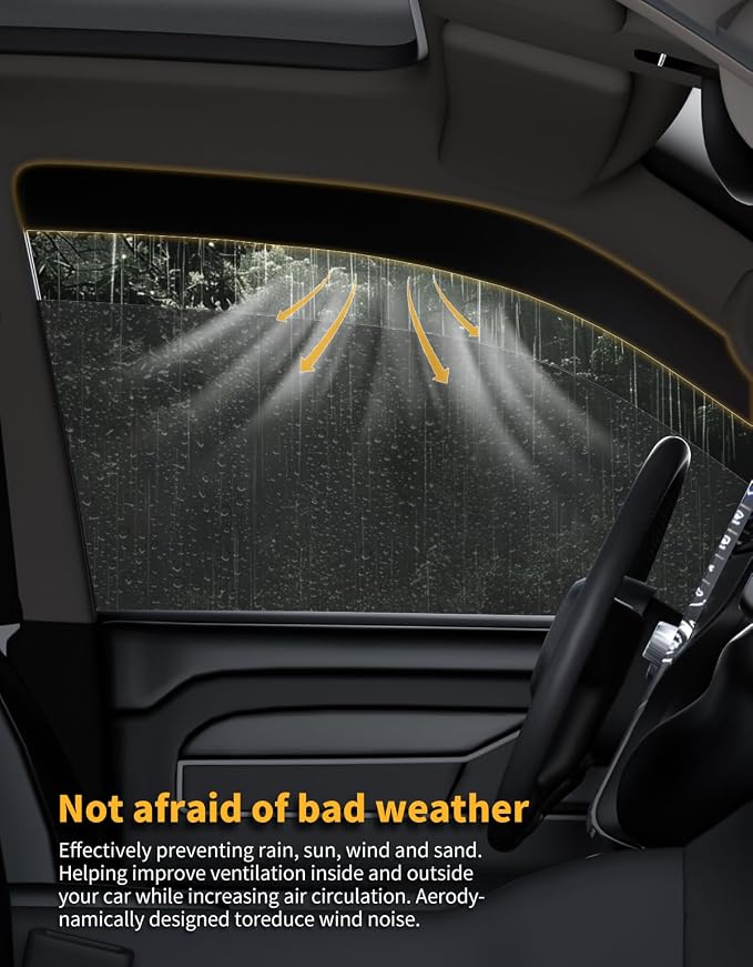 in-Channel Window Rain Guards Fit - Image 3
