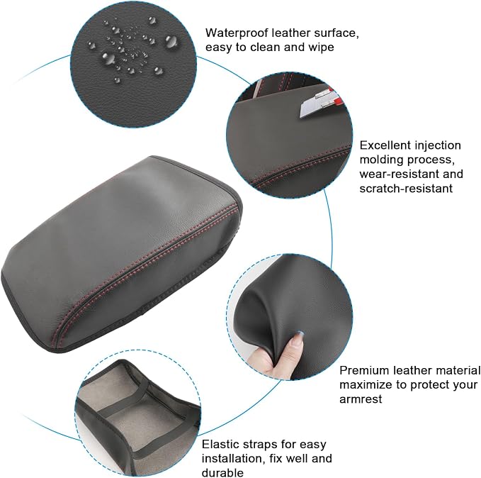 SXCY for 2022-2025 Subaru WRX Armrest Cover 2024 2025 WRX Center Console Cover - Image 5