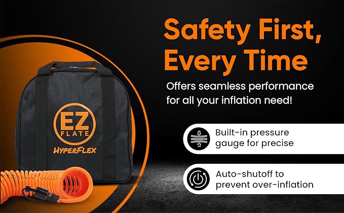 EZ FLATE 4 Tire Hose System | Heavy Duty | Truck or Car Tires | UTV Side By - Image 5