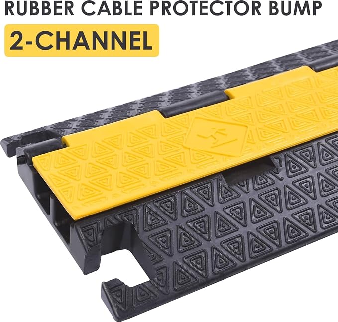 Heavy-Duty Rubber Cable Protector Ramp - Image 3