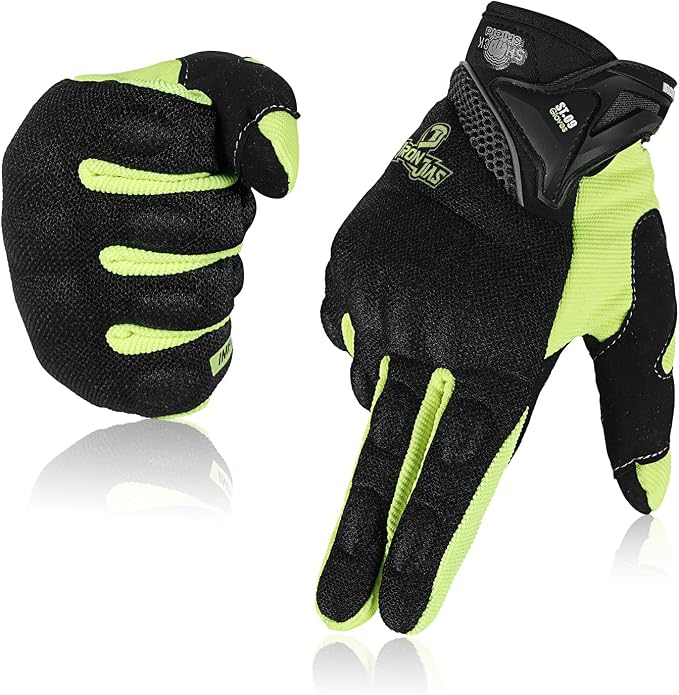 BORLENI Motorcycle Riding Gloves Touch Screen Full Finger Glove Motocross Road by BORLENI