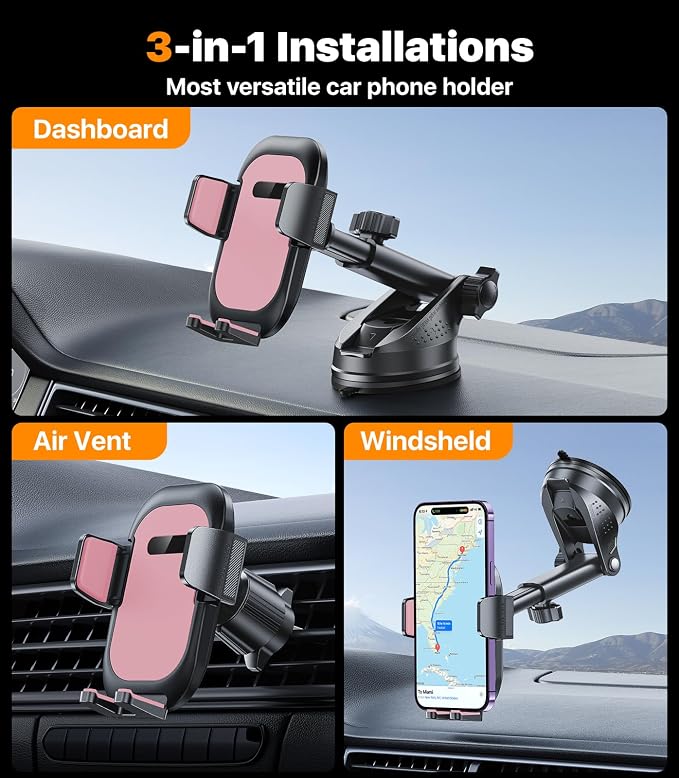 Ultra Stable Phone Holders for Your Car Universal Car Phone Holder Mount Long - Image 2