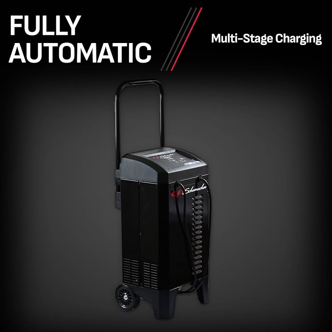 Schumacher Electric 4-in-1 Wheeled Battery Charger, Maintainer, and Engine - Image 4