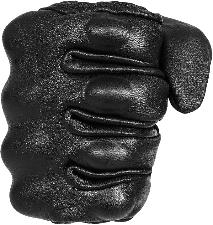 Full finger Goat Skin Leather Touch Screen Motorcycle Gloves Men/Women S - Image 6