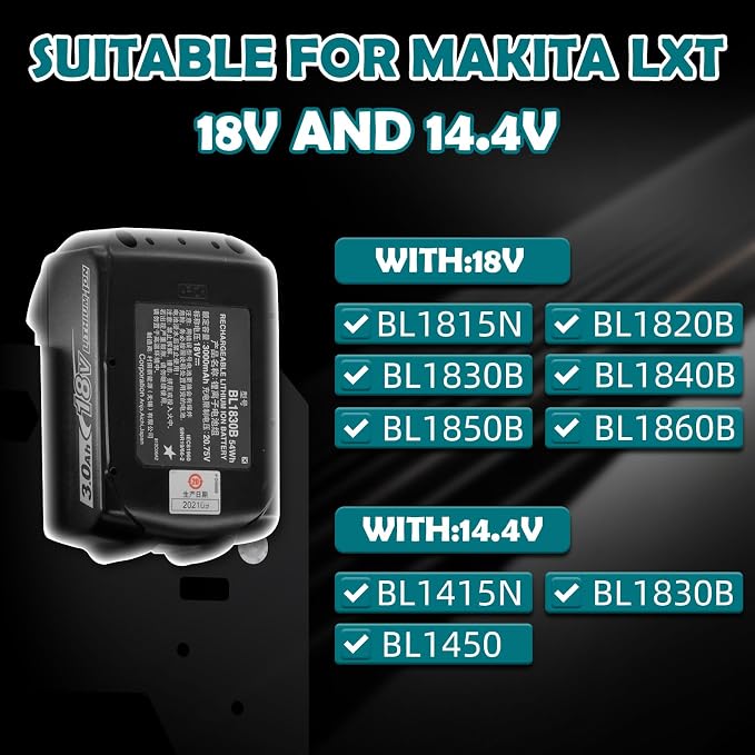 Charger Mount for Makita DC18RC, DC18RD Charger, Wall Mount for Makita 4X - Image 6