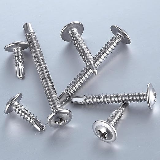 Wensilon #10×1-1/4”for Sheet Metal Self-Tapping Screws 410 Stainless Steel - Image 2