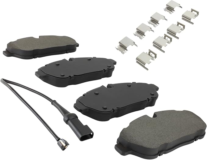 Premium Semi-Metallic Front Brake Pads Compatible - Image 2