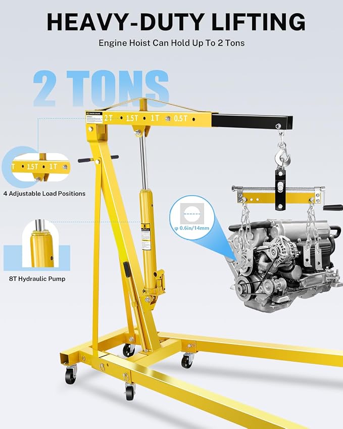 2-Ton Folding Engine Hoist - Image 5