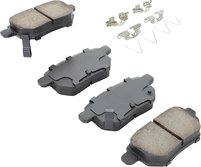 Premium Ceramic Rear Brake Pads Compatible - Image 2