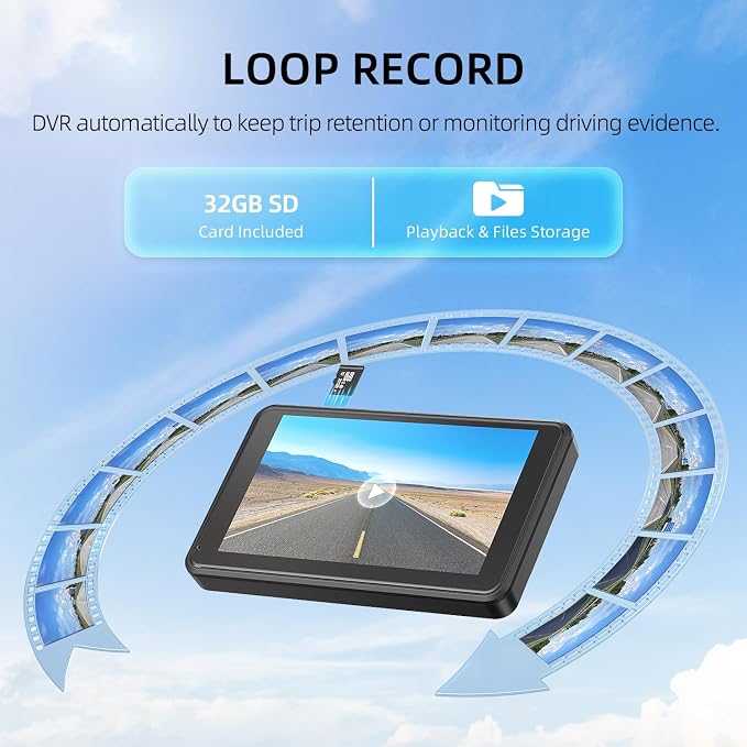eRapta Magnetic Solar Wireless Backup Camera: HD1080P 5” Touchscreen Portable - Image 3