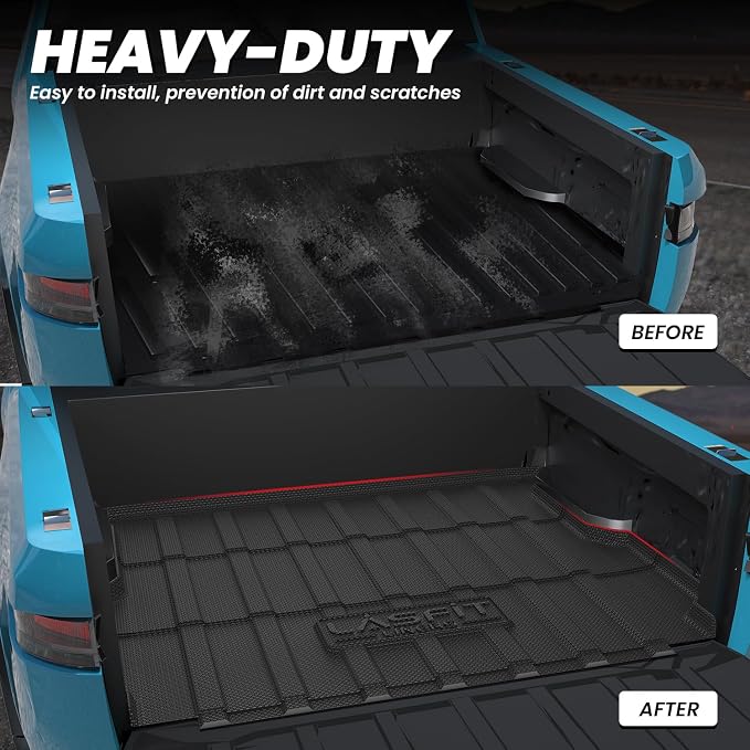 LASFIT Truck Bed Mat Fits for Rivian R1T 2025 2024 2023 2022 Accessories - Image 5