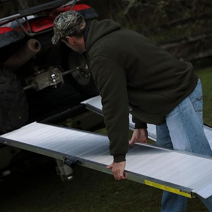 EZ-ACCESS Traverse 8 Foot Durable Aluminum Singlefold Edgeless Curbless - Image 6