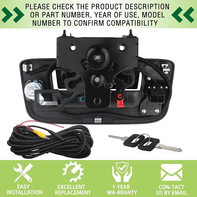Backup Camera Tailgate Handle Rear View Camera Liftgate Latch Handle - Image 7