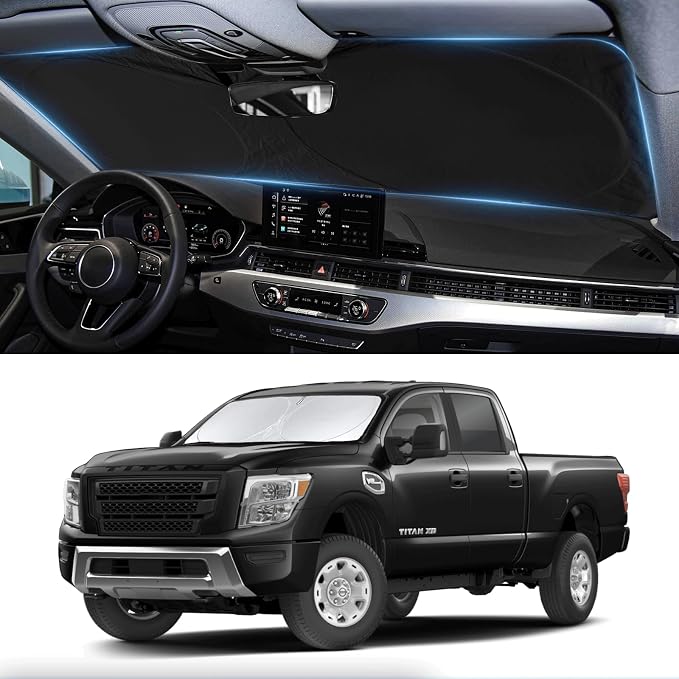 Custom Fit Titan Windshield Sunshade by INSAUTO
