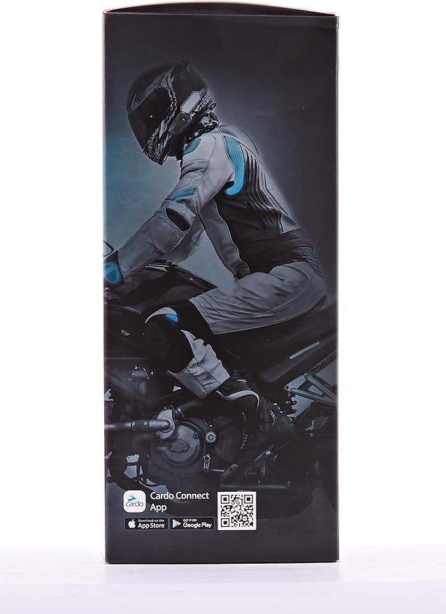 Cardo PACKTALK Edge Motorcycle Bluetooth Communication System Headset Intercom - Image 15