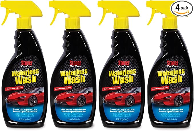 Stoner Car Care 92604-4PK Waterless Wash Car Detailing Spray – Safe, by StonerCarCare