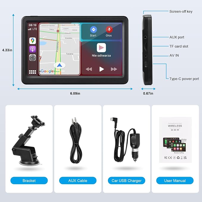 Wireless Carplay Screen for Car, Pantalla para Carros - Image 6