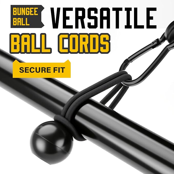 Bungee Cords with Hooks, Upgrade 12pcs Assortment Heavy Duty Outdoor with 48'' - Image 3