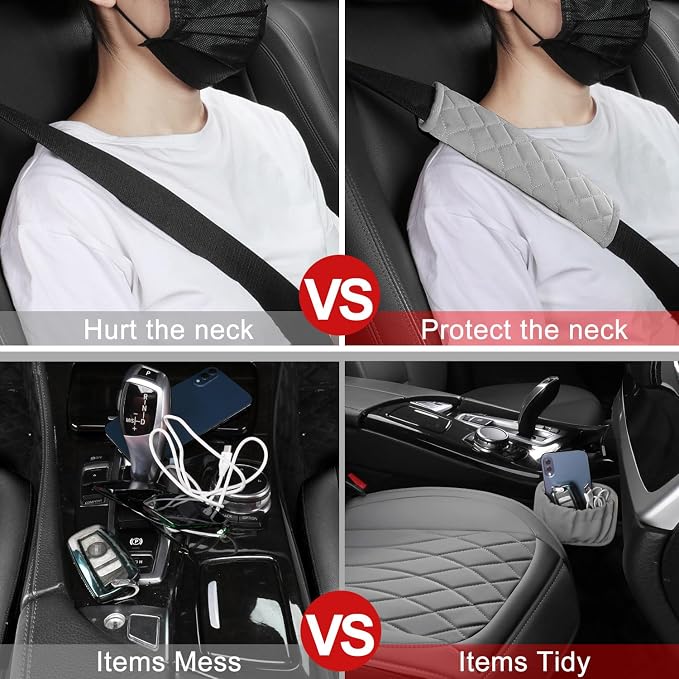 1 Pack Leather Front Car Seat Cover, Universal Sideless Car Seat Protector - Image 5