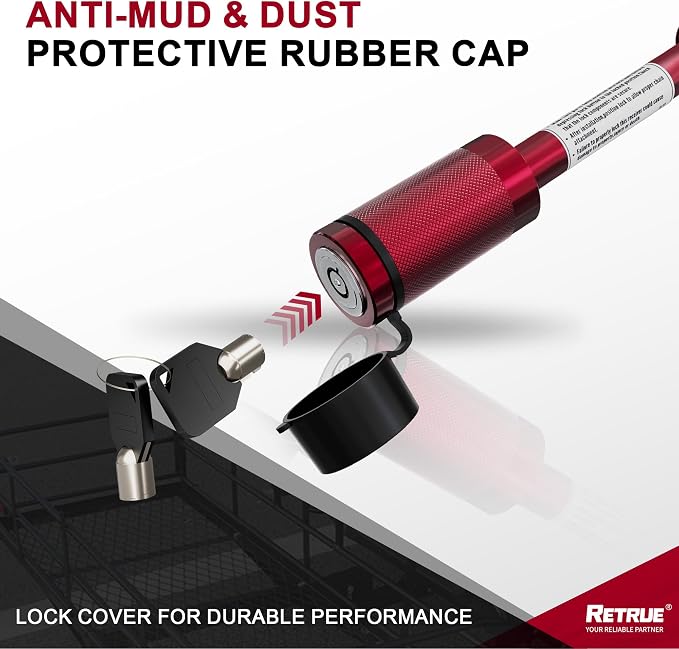 RETRUE Trailer Hitch Locks, 5/8" Locking Hitch Pin - Image 4