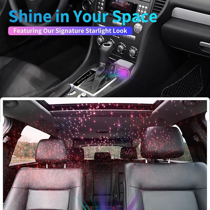 MLVOC Starlight Retractable 66W USB C Car Charger, 4-in-1 Fast Charging Adapter - Image 8