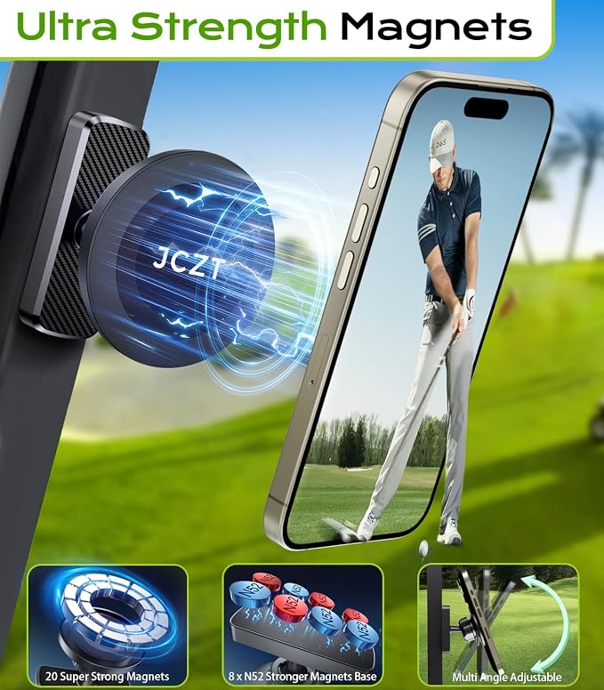 Magnetic Golf Cart Phone Holder Compatible - Image 4