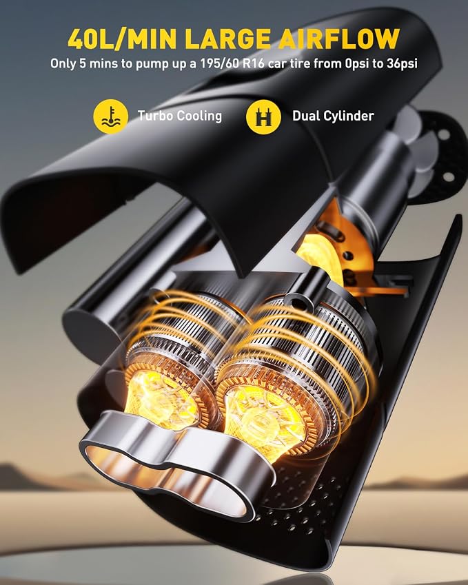AUXITO A502 Portable Air Compressor - Image 2