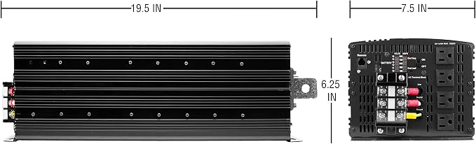 Wagan EL3746 12V 8000 Watt Power Inverter - Image 3