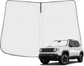Windshield Sun Shade for 2015-2025 Jeep Renegade Accessories Thicken 6-Layer by Canvcle