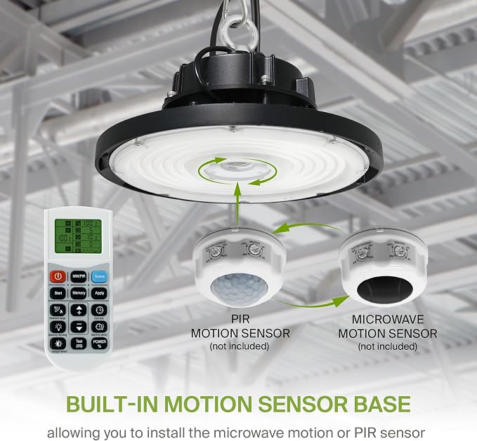 ASD LED High Bay UFO Light Fixture, Commercial Shop Lighting | Dimmable - Image 7