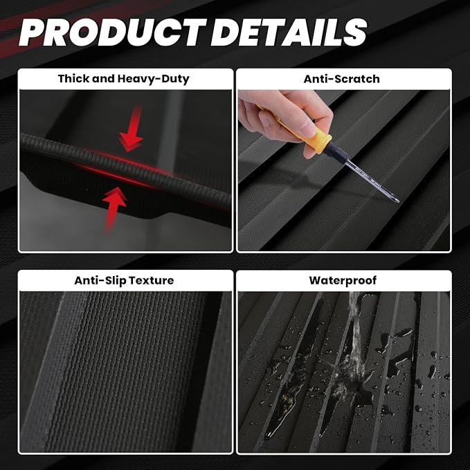 LASFIT Truck Bed Mat for Tesla Cybertruck 2024 2025 2023 6FT Bed Liner Car - Image 2