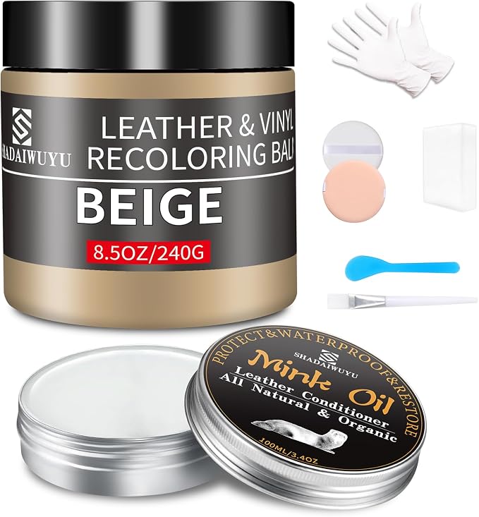 8.5oz Leather Recoloring Balm by SHADAIWUYU