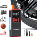 Tire Inflator Portable Air Compressor Povasee 150PSI Portable Air Pump by PovaseeDirect