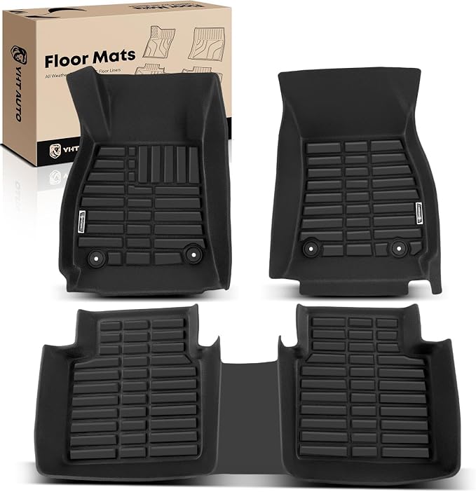 YHTAUTO Floor Mats Fit 2010-2016 Buick Lacrosse, TPE All Weather Car Mats by YHTAUTO