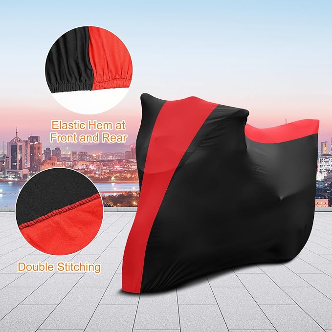 Indoor Motorcycle Cover, Soft Stretch Elastic Dustproof Protection Windproof - Image 5