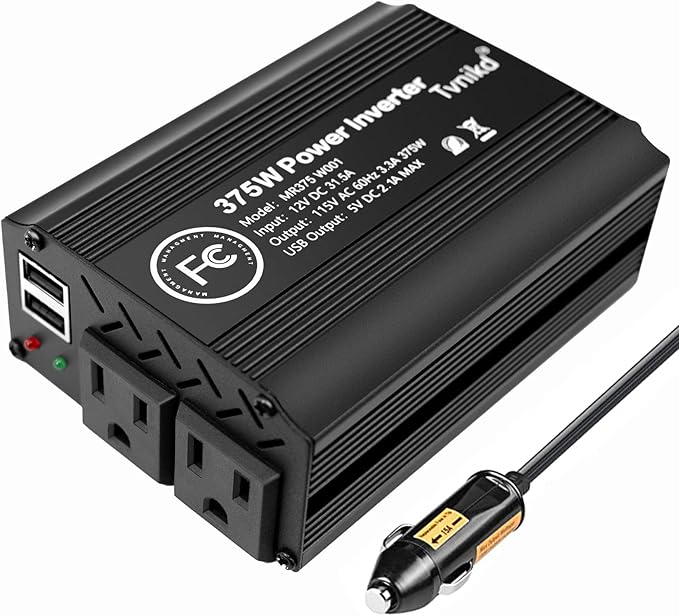 375W/750W car Power Inverter 12V to 110V dc to ac by TVNIKDPOWERINVERTER