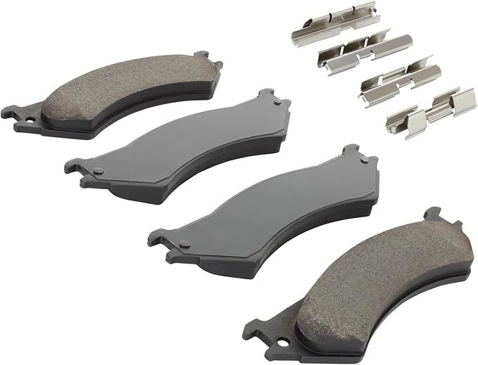 Premium Semi-Metallic Rear Brake Pads Compatible - Image 2
