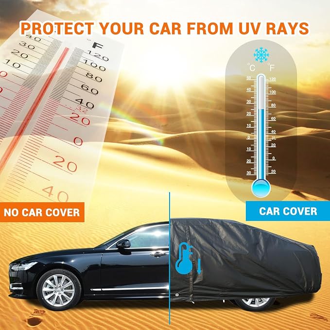 Tecoom All Weather Fleece Lining Car Cover - Image 9